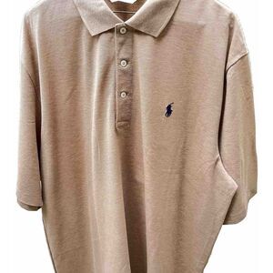Polo Golf Ralph Lauren Polo Shirt XXL Large Brown Short Sleeve Made In Peru
